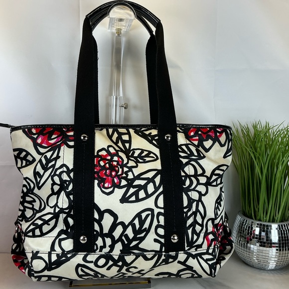 Coach Y2K Poppy Graffiti‎ Daisy Floral Hand Tote Crossbody Satin Bag - Picture 7 of 13